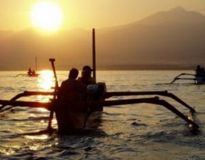 Dolphin watching Bali / Lovina